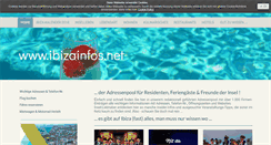 Desktop Screenshot of ibizainfos.net